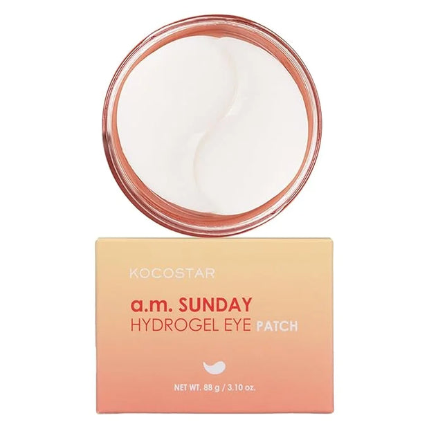 KOCOSTAR Hydrogel Eye Patches with Low Molecular Weight Norwegian Bio-Collagen, Reduces Dark Circles and Wrinkles, Under E...
