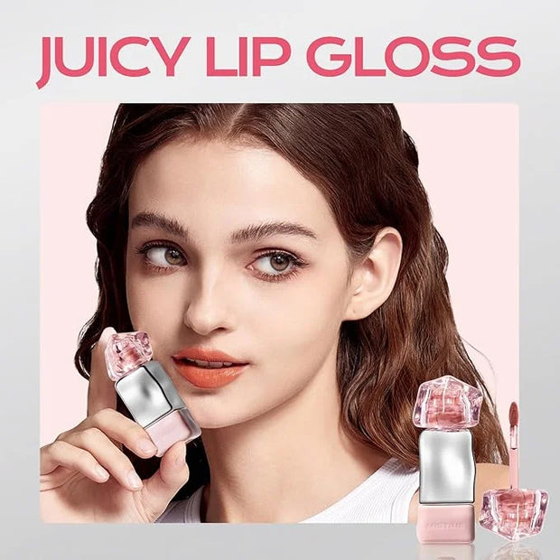 Mistine Lip Gloss Lip Oil Lip Plumber Non-sticky Tinted Lip Gloss for Women Infused with 1% Peptide Finish Lip Tint Hydrat...