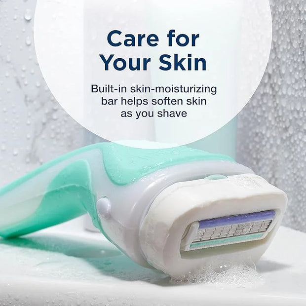 INTUITION Schick Refill, Razors for Women Sensitive Skin | Intuition Razor Blades Refill with Organic Aloe, Razor Refills ...