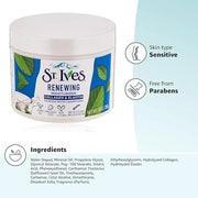 St. Ives Face Moisturizer Cream, Collagen and Elastin, Renewing Facial Moisturizer for Women, Paraben Free, Dermatologist ...