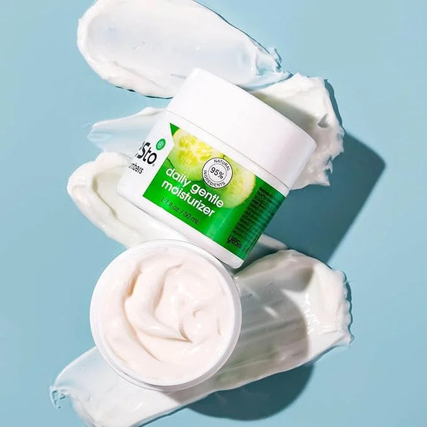 Yes To Cucumbers Sooth And Calming Daily Gentle Moisturizer For Sensitive Skin With Aloe And Sweet Almond Oil, 1.7 Fl Oz -...