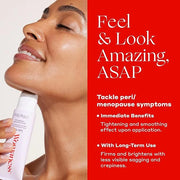 Womaness Let's Neck Firming Serum - Roll On Neck Creams for Tightening and Firming - Daily Crepey Skin Treatment to Smooth...