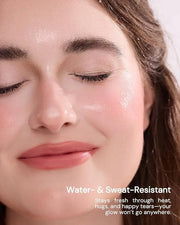 Flower Knows Strawberry Cupid All Day Glow Liquid Blush,Water- & Sweat-Resistant Blush for Cheeks,Blendable Dewy Finish wi...