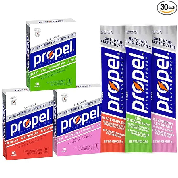 Propel Powder Packets, Kiwi Strawberry Variety Pack (Pack of 30) - Product Image