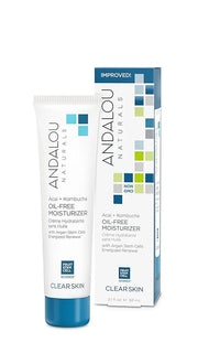 Andalou Naturals Acai + Kombucha Oil-Free Moisturizer, White Tea, 2.1 Fl Oz - Product Image