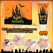 6 Pcs Halloween Gifts Travel Size Sunscreen Spf 30 Mini Sunscreen Lotion 1oz Travel Water Resistant Sunscreen Lotion for H...