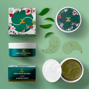 JAYJUN Green Tea Eye Gel Patch, Dark Circle, Puffy Eye, Under Eye Patch, 1.4g, 60 in Jar - Product Image