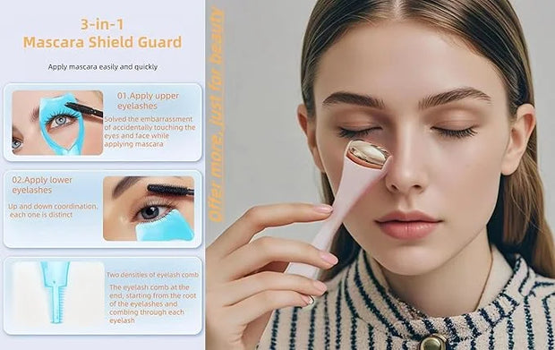 Eyelash Growth Serum For Stronger – Thicker and Longer,Moisturize,contains a Facial Roller,Serum for Natural Eyelashes,Las...