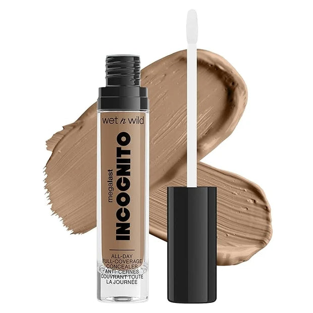 wet n wild Mega Last Incognito All-Day Full Coverage Liquid Matte Concealer, Medium Tan 1114051 - Product Image