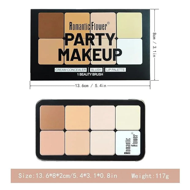 16 Color Cream Makeup Palette, Blush Concealer Highlighter