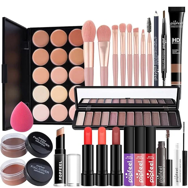 All-in-one Makeup Set Holiday Gift | Full Makeup