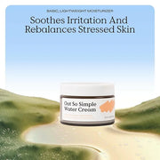 KraveBeauty Oat So Simple Water Cream, Enriched With Oat & Squalane To Soothe & Lock In Moisture, Everyday Moisturizer, Fo...