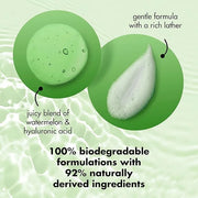 Love Beauty and Planet Plant-Based Body Wash Hydrate and Restore Skin Watermelon and Hyaluronic Acid Made with Plant-Based...