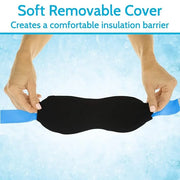 Arctic Flex Cold Eye Mask - Gel Ice Pack for Cool Sleeping, Dry Night Treatment - Reusable Hot Spa Therapy for Sleep, Skin...