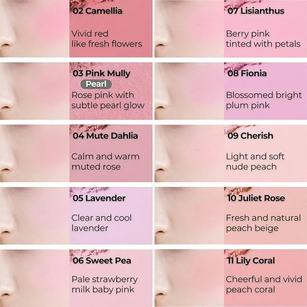 BBIA Last Blush NEW 15 Colors - Cheek Blush Shaping Shading Contour & Highlight Long-Lasting Matte Finish Natural Shades B...