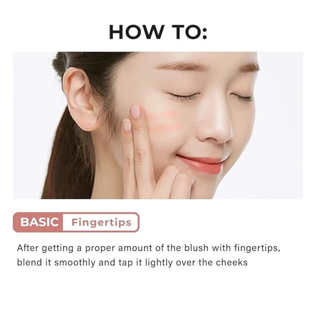 A'PIEU Juicy-Pang Jelly Blusher [BE01] (0.17 oz) - Soft Touch Cheek Color with Creamy Powdery Texture for Natural Dewy-Fin...