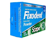 Fixodent Denture Adhesive Powder, Extra Strong, Plus Scope, Strong, Long Hold Powder, Airtight Seal, 1.6 OZ, Pack of 3 - P...