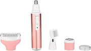 Electric Razor for Women Facial Hair Removal and 4 in 1, Bikini Trimmer Pubic Underarms Painless Nose Eyebrow Body Leg Hai...