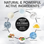 Men’s under Eye cream: all-in-1 Eye Bags, Dark Circles, and Puffiness reduce- Men’s eye care for hydrate, firm & repair - ...