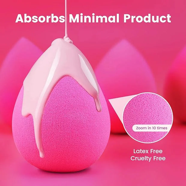 BEAKEY 5 Pcs Makeup Sponges, Latex-Free Beauty Sponge