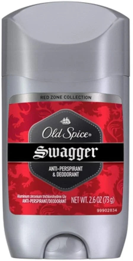 Old Spice Rz Inv Sld Swag Size 2.6z Old Spice Red Zone Swagger Invisible Solid Anti-Perspirant Deodorant - Product Image