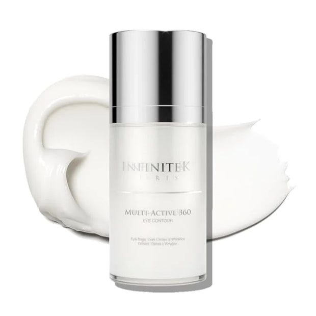 Infinitek Paris Multi-Active Collagen Eye Cream; Retinol Serum Contour - Anti Aging Eye Cream for Wrinkles, Under Eye Trea...