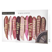 Beauty Concepts Lip Gloss Collection – Shimmering, Glossy Lip Makeup Set for a Radiant Finish, Neutral - Product Image