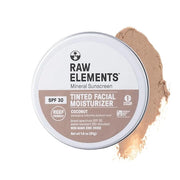 Raw Element Ultra-Moisturizing Tinted Face Cream, Non Toxic Mineral Face Sunscreen, Daily Tinted Moisturizer, Non-Nano Zin...