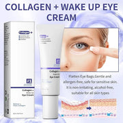 Retinol Under Eye Cream for Dark Circles and Under Eye Puffiness, Eye Repair Cream, 2 PCS Anti-Aging Hyaluronic Acid, Coll...