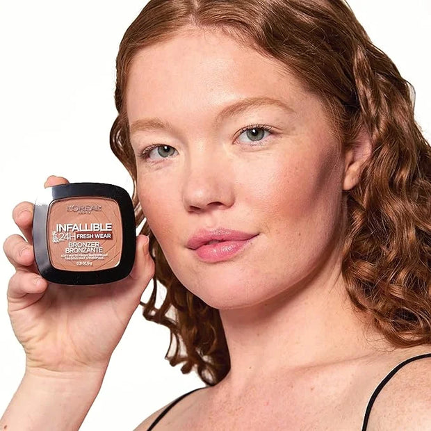 L'Oreal Paris Infallible Up to 24H Fresh Wear Soft Matte Longwear Bronzer. Waterproof, heatproof, transfer, humidity and s...