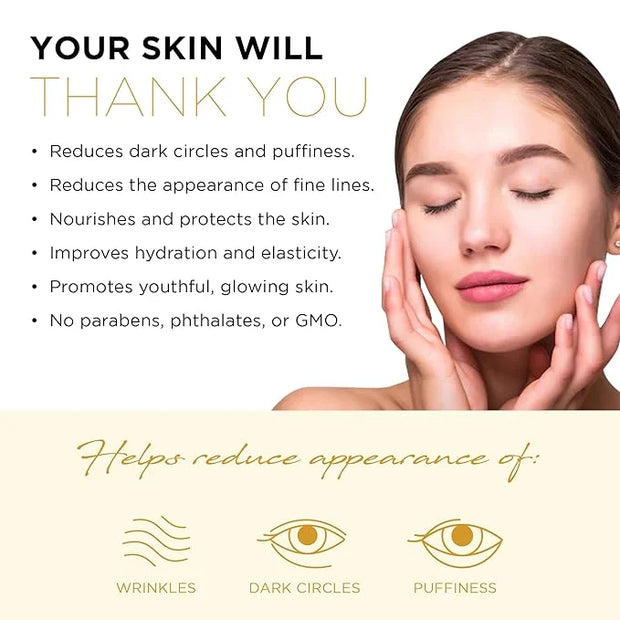 Azure Cosmetics 24K Gold & Retinol Anti Aging Under Eye Patches - Firming, Restoring & Deeply Hydrating Eye Mask - Reduces...