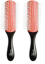 Diane 9-Row Professional Styling Brush, Nylon Pins for Thick or Curly Hair, Use with Wet Hair and Distributing Conditioner...