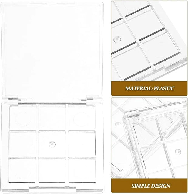 2pcs Empty Lipstick Palette Clear Lipstick Case Mini
