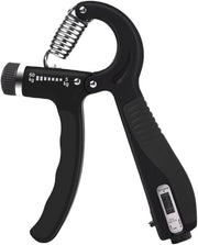 1Pcs Grip Strength Trainer Wrist Strengthener with Counter 11-132 Lbs/5-60kg(Black) Lbs/5-60kg(Black) - Product Image