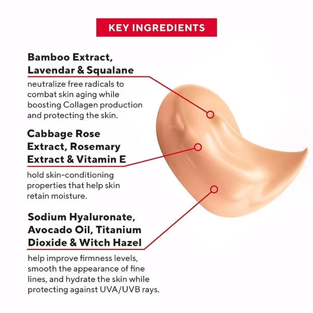 Mirabella Defense CC Creme Hydrating, Soothing Full Coverage Foundation with Mineral SPF 20, CC Cream Foundation with Suns...