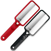 Microplane Colossal Foot File, Red and Black - The Original Stainless-Steel Foot Scraper, Dead Skin/Callus Remover for Fee...