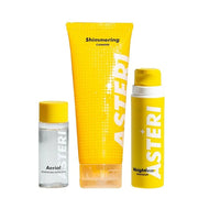 Alumni Skincare Clean & Moisturize Bundle of 3 - - Shimmering Cleanser, Aerial Resurfacing Exfoliator and Weightless Moist...