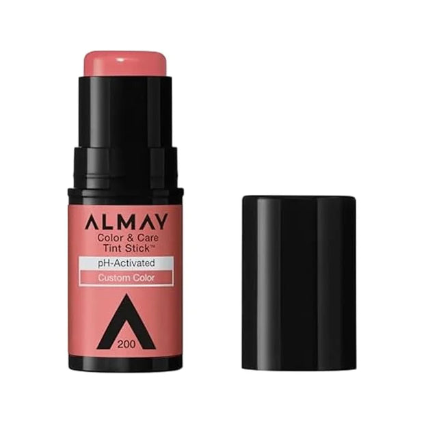 Almay Lip and Cheek Tint, Color & Care Tint Stick, Multi-Use Moisturizing Blush and Lip Color, Dewy Finish, 200 Coral Flus...