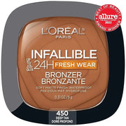 L'Oreal Paris Infallible Up to 24H Fresh Wear Soft Matte Longwear Bronzer. Waterproof, heatproof, Transfer, humidity and s...