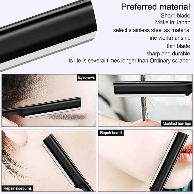 Miss Gorgeous Eyebrow Razor, Eyebrow Razor Shaper for Men and Women, Grooming Shavers (black) - Product Image