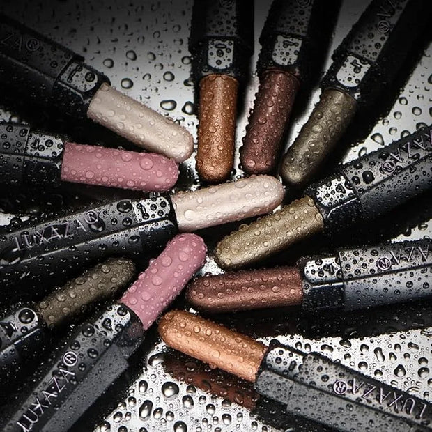 Neutral Eyeshadow Stick Makeup Set, Metallic Shimmer Matte Cream Eye Shadow Eyeliner Brightener Pencil Crayon - Classic 6P...