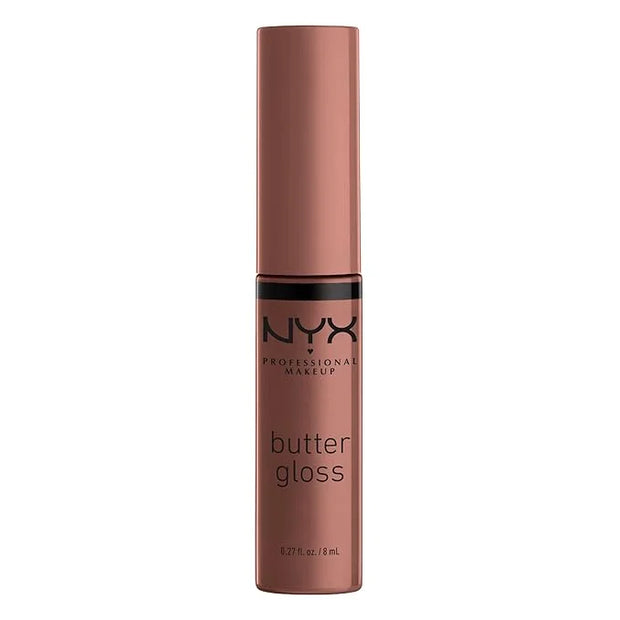 NYX PROFESSIONAL MAKEUP Butter Gloss Brown Sugar, Non-Sticky Lip Gloss - Butterscotch (Neutral Light Brown) - Product Image
