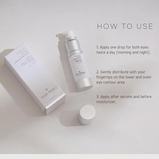 Vitalift Eyes – Lightweight Eye Cream with Bio-Retinol, Botanical Extracts & Caffeine Blend – For Under Eye Hydration & Br...