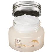 The Face Shop Rice Ceramide Moisturizing Cream - Rice Extract + Rice Bran Oil - Hydrating Targets Dryness, Brightening - D...