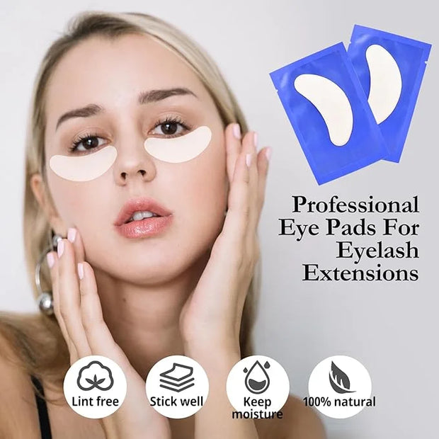 50 Pairs Under Eye Patches, Eye Gel Pads, Eyelash Extension Eye Pads for DIY Lash Extension Supplies, Eyelash Extension (5...