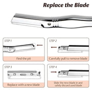 Eyebrow Razor, Dermaplaning Tool for Face, Face Razors for Women, Dermaplane Razor, Hair Removal and Exfoliation, Facial R...