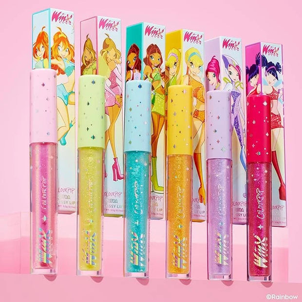 Colourpop Winx Club Ultra Glossy Lip Gloss - Hydrating, Sheer Blue Lip Gloss for Juicy, Fuller-Looking Lips - Formulated w...