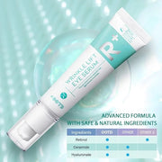 Retinol Eye Cream Serum For Wrinkle Lift, Anti Aging, Under Eye Bag, Puffy Eyes and Dark Circles Treatment, Ceramide, Hyal...