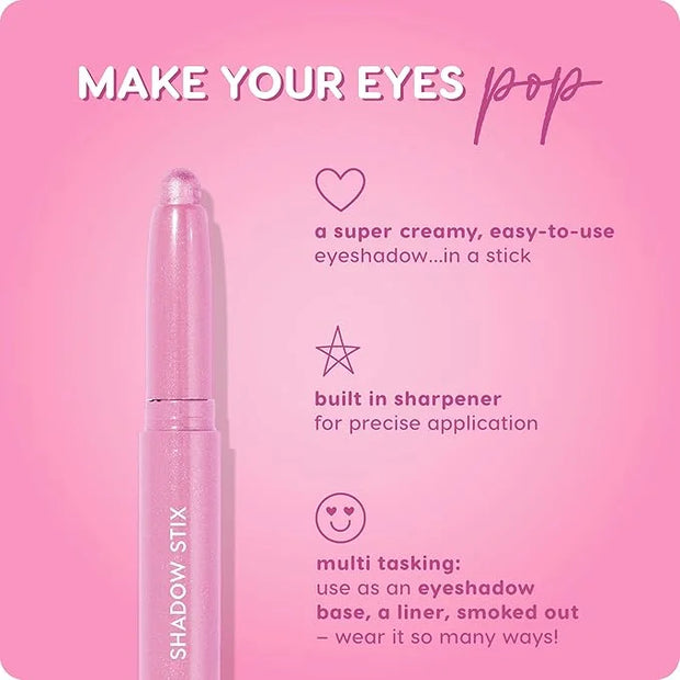 ColourPop Shadow Stix - Cream Eyeshadow Stick with Long-Lasting Color - Multi-Use Cream Makeup with a Built-In Sharpener &...