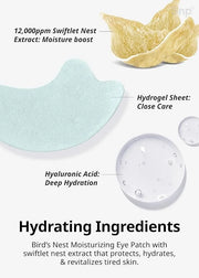 SNP [K Beauty Bird's Nest Aqua Eye Patch & Peptaronic Sheet Mask - Product Image